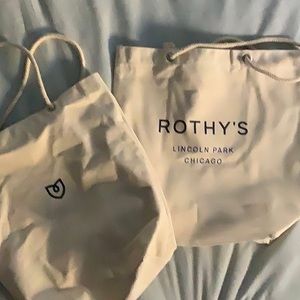 Rothy’s canvas Lincoln Park Chicago tote bag